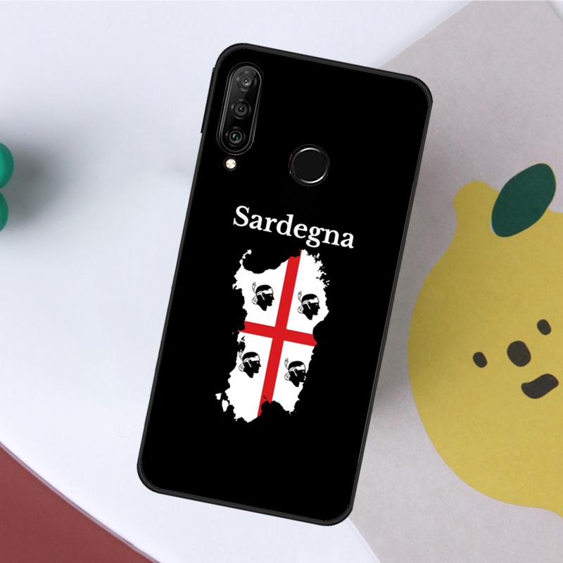 Flag of Sardinia For Huawei Nova 5T 9 10 SE 7i 8i 11i 12i Y60 Y61 Y70 Y72 Y73 Y90 Y91 P20 P40 P30 Lite Case