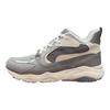 Li Ning Classic Shoes Textile, Leather Slip Resistant Abrasion Resistant Mid top Sports Casual Shoes Gray AGCS395-2