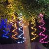 LED Solar Rattan String Lights for Outdoor Courtyard and Landscape Decoration