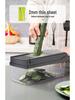 Multifunctional Veggie Cutter & Peeler: Potato, Carrot, and Vegetable Slicer, Dicer, Grater.