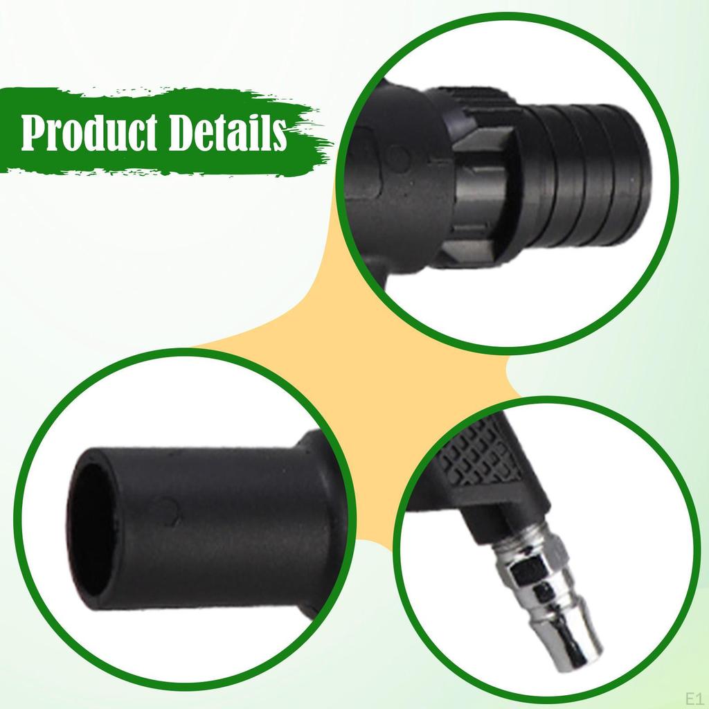 Pneumatic Vacuum Cleaner Kit Compressed Air Duster 2 In 1 Function with Dust Bag Portable