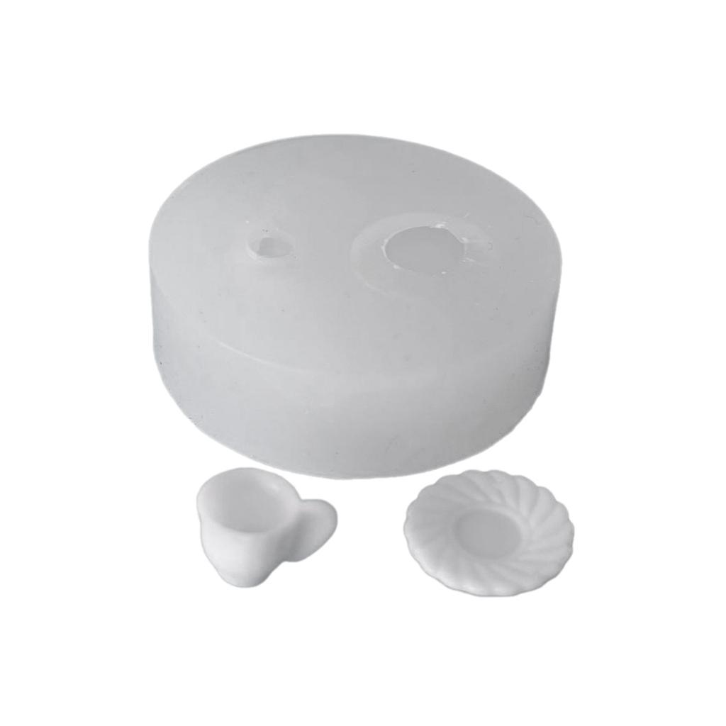 Miniature Candy Toy Moulds DIY Craft Molds Small Dinnerware Shape Moulds Realistic Candy Food Molds for DIY Hand-Making
