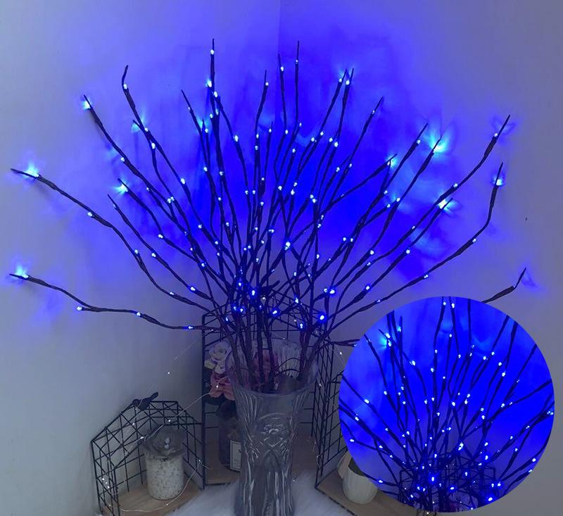 20 Glühbirnen LED Baumzweiglicht Künstliche Baumzweiglampe Mini Weihnachts-Funkelbaumzweig Nachtlicht DIY Partydekorationen