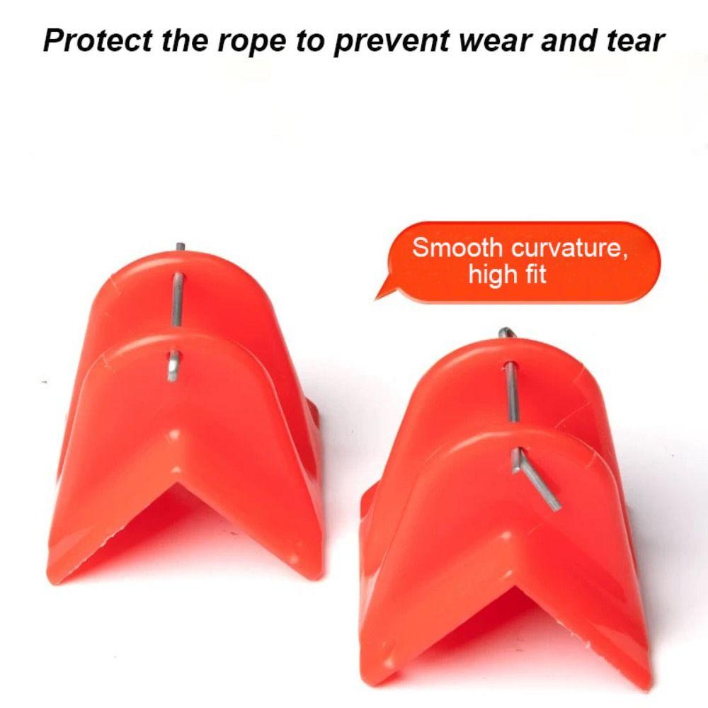 Verdickter Höhenarbeitsseilschutz PE Kletterseile Eckenschutz Neu Abriebfest Fixiert