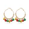 Personality Retro Bell Lovely Women Earrings Snowman Earrings Christmas Gift New Year Drop Earrings