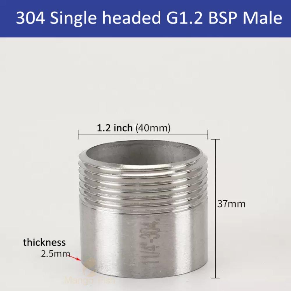 1/8"1/4"1/2"3/8" 3/4" 1" 2 Jednohlavé vnější šroubení s BSP závitem proti uvolnění Jednohlavý drát