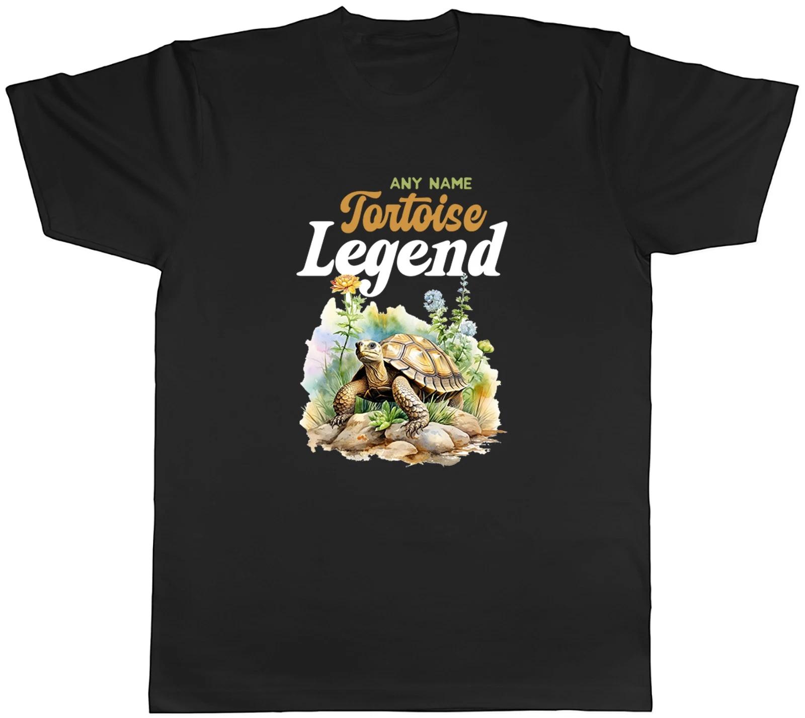 Personalised Any Name Tortoise Legend Reptile Mens T-Shirt Tee Gift Top XXL