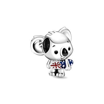 Surfing Koala Union Jack Lion Badminton Tennis Dangle Diy Fine Beads Fit Original Charms Silver 925 Bracelet Jewelry