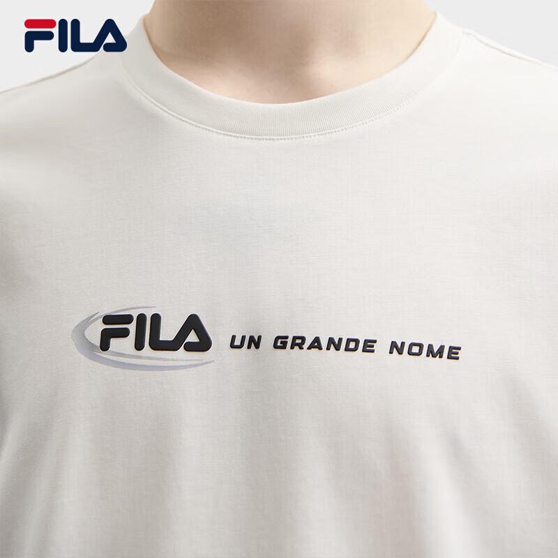 Fila Men's Pure Cotton Knitted Short-Sleeve T-Shirt