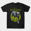 Men Black Print T-shirt Alice In Chains - Vintage Style No-Cut Heat Transfer Print Cotton Tshirt