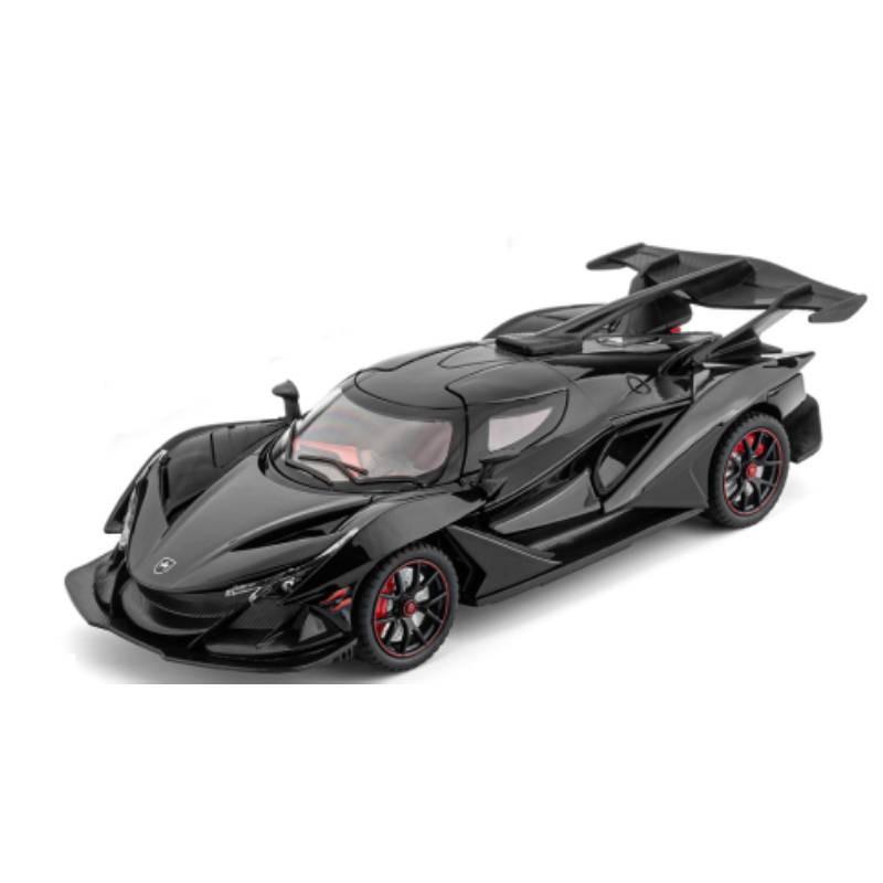 Ie Apollo Supercar Alloy Model With Sound Light And Opening Doors For Gift Kids