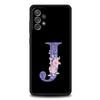 Letters Purple Flower Phone Case For Samsung Galaxy A17 A07 A55 A35 A25 A15 A05 A33 5G A31 A23 A21s A13 A41 A73 A53 A51 A71Cover