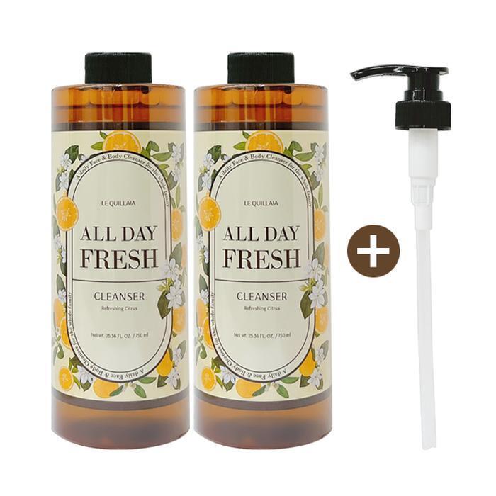 

LE QUILLAIA Body Cleanser All Day Fresh 750ml x 2