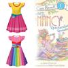 Halloween Fancy Nancy Cosplay Girl Dress With Ruffled Sleeves For Kids Party Fun