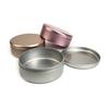 3Pcs Tinplate Cookie Storage Boxes Round Candy Biscuit Packaging Box Durable Tea Cake Tin  Gifts