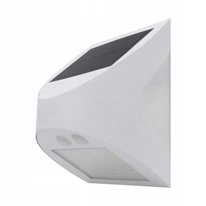 Biała Lampa Solarna Elewacyjna 3W 4000K Soe-9