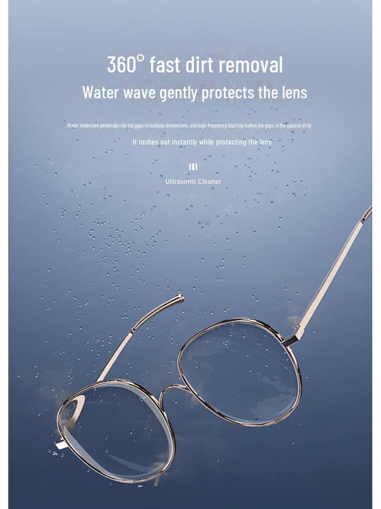 Advanced Automatic Eyeglass Cleaner: Superior To Ultrasonic, Compact Design for Home Use