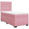 Maison Exclusive - Sommier à lattes de lit avec matelas Rose 90x200 cm Velours