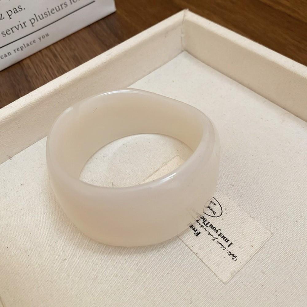 8 Colors Bohemian Bangles Thick Round Bracelet Punk Acrylic Bangles  Women