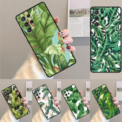 Banana Leaf Phone Case for Samsung Galaxy Note 10 Pro S26 Ultra S23 S24 FE S25 S21 S22 PLUS Shockproof Cove