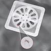 1/5/10/20PCS Disposable Shower Drain Hair Catchers - Adhesive Microfiber Mesh Drain Protectors with Grid Design, Clog-Preventing Sink & Bathtub
