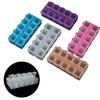 Versatile 10 Grids Plastic Storage Box for Makeup Pills and Small Parts