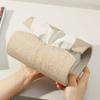 Imitation Cave Stone Design Artistic Napkin Holder Vintage Desktop Napkin Organizer Coffee Table