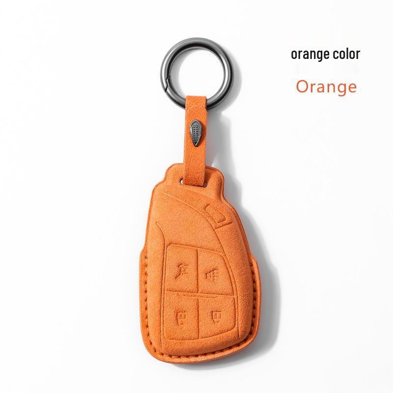 Buick Envision 2023 Suede Key Case for Men & Women - High-End Bag Shell with Buckle