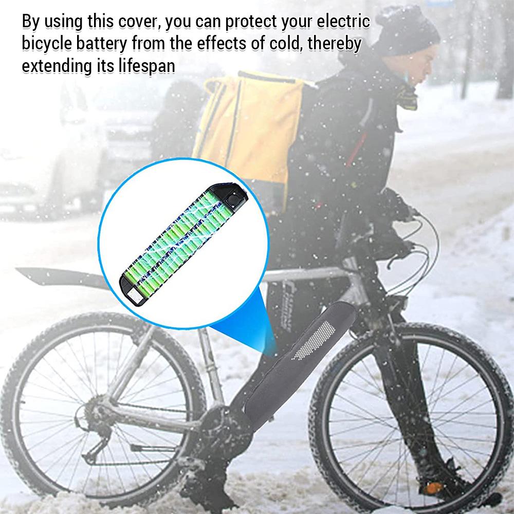 E-Bike Battery Protective Cover Neoprene Waterproof Dustproof Reflective Protector Cover