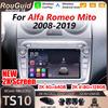 Android 16 Auto Carplay Car Radio For Alfa Romeo Mito 2008 2009 2010 - 2019 Multimedia Player 5G Wifi BT GPS Navigation DSP RSD