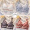 Latex Underwear Lace Bra Thin Section Adjustable Collection of Breasts Bra