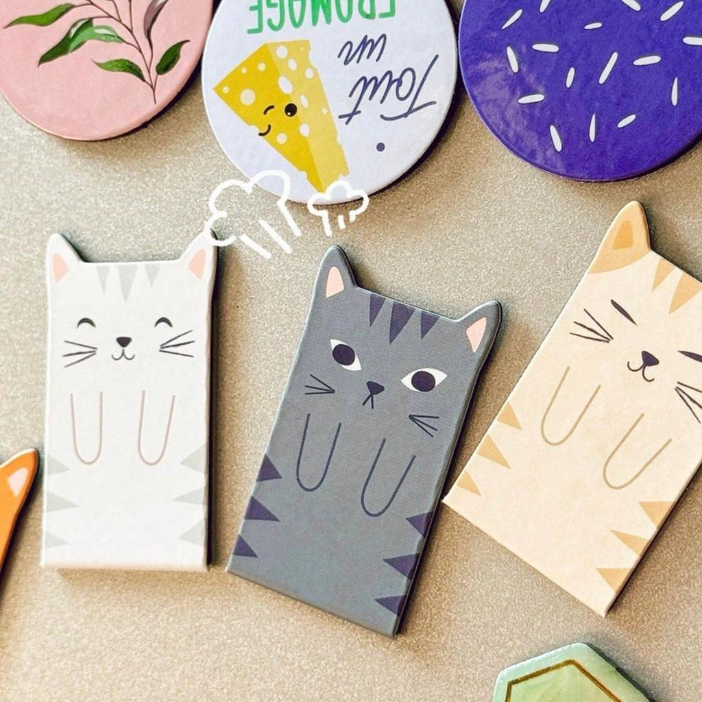 Creative Cartoon Animal Comic Magnetic Bookmarks Exquisite Cute Student Stationery Book Decor Gifts School Reading Books