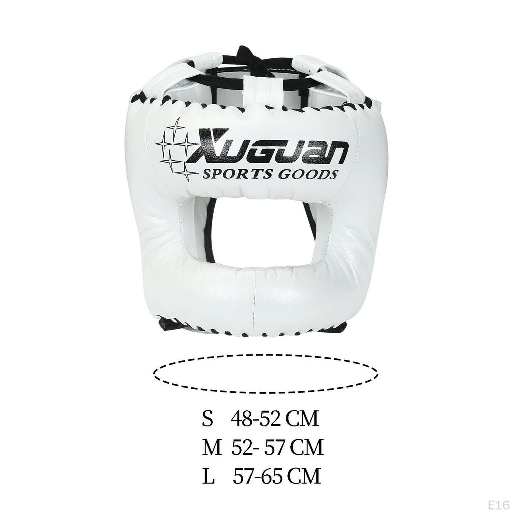 Boxing Head Gear, MMA Training Headgear, Muay Thai Full Face Protection Sparring Gear