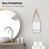 Wall Mounted Toilet Paper Holder Wood  Rope Towel Rack Toilet Roll Holder  Bathroom Kitchen Brdroom