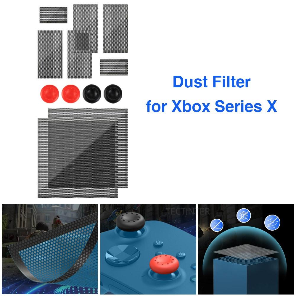 Dust Filter Cover Compatible with Xbox Series X Gaming Console Cooling Fan Filter Dustproof Cover Acssories for Xbox Series X