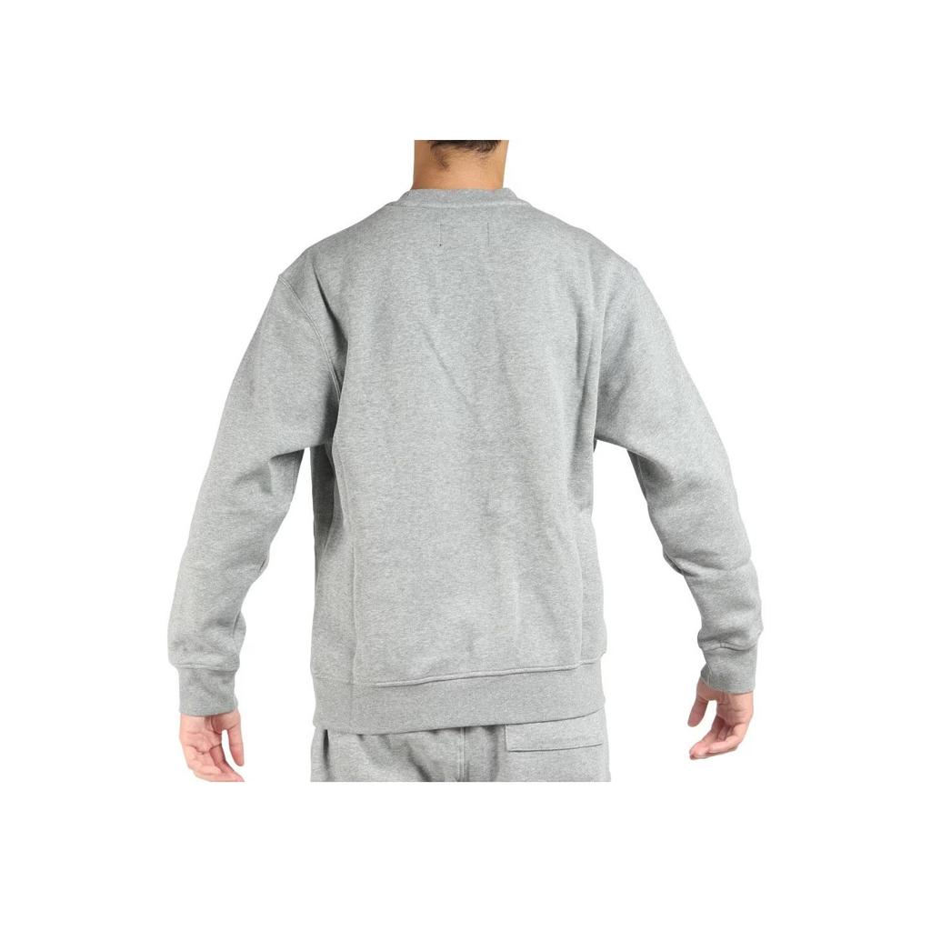 Jordan Embroidered Logo Solid Crew Neck Pullover Sweatshirt Men Tops Grey DQ7521-091