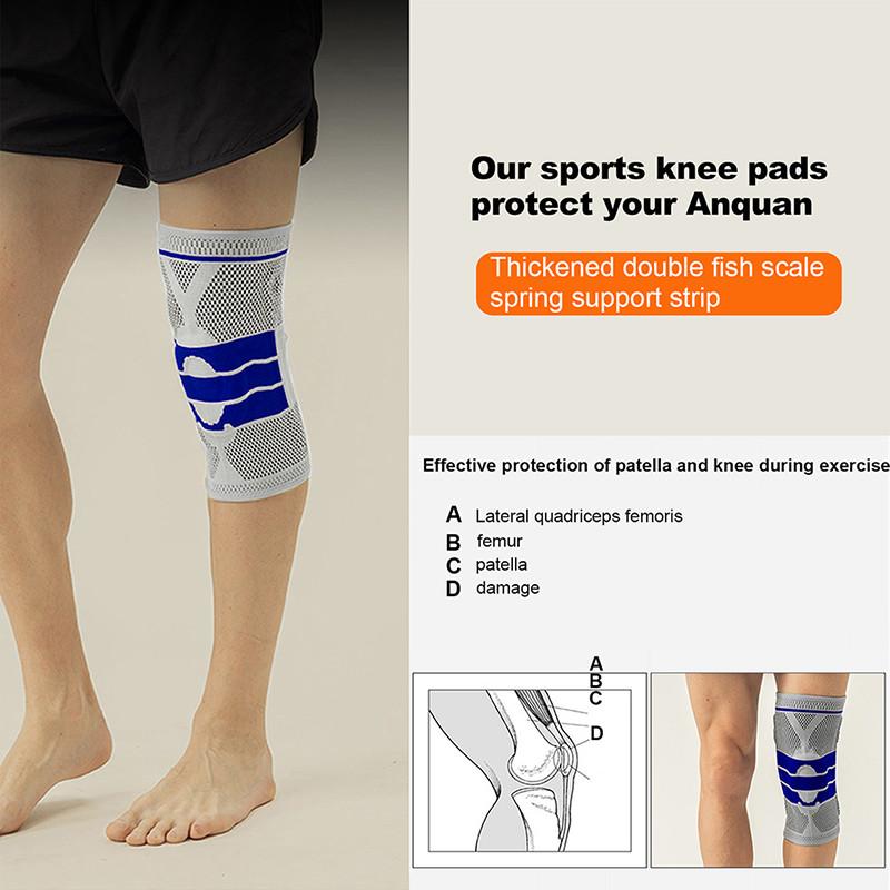 1PCS Knee Protectors Knee Brace Support Compression Sleeve Breathable Pad for Running Jogging Sports
