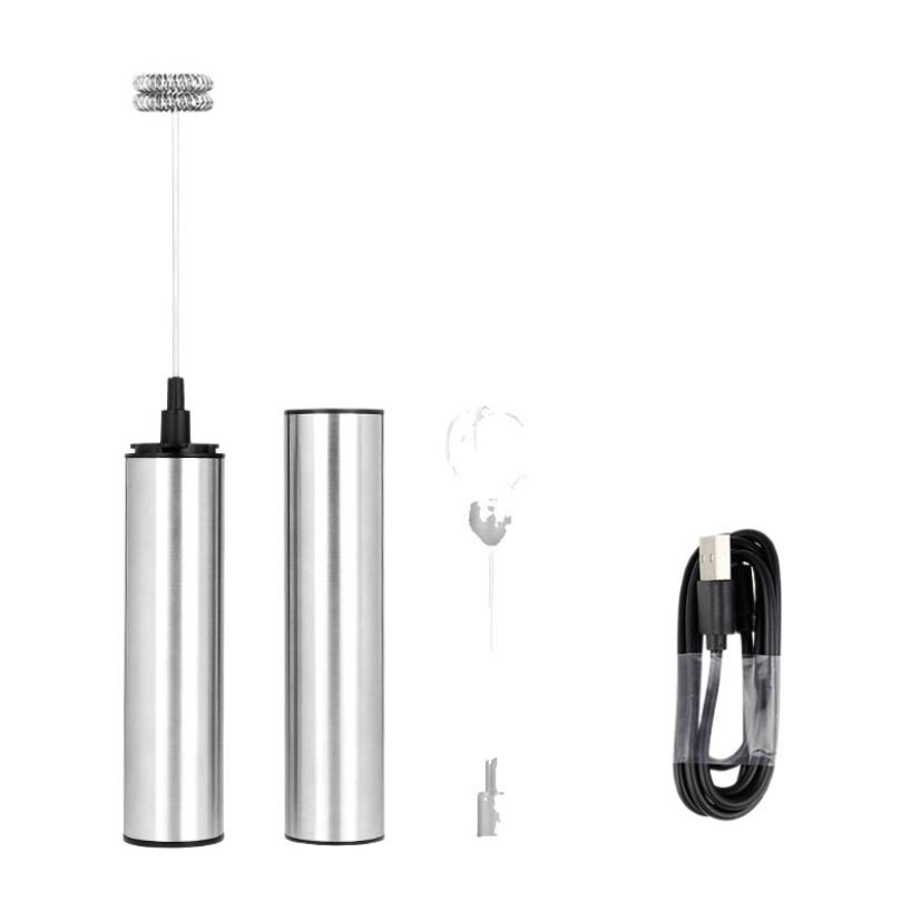 Kitchen Powerful Stirrer Milk Frother Handheld Foam Maker for Lattes Whisk Drink Mixer Coffee Electric Rechargable Egg Beater