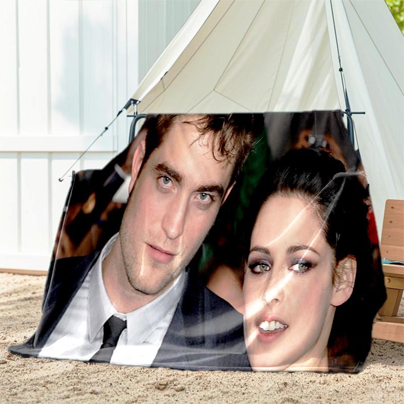 

1pc The movie, Twilight pattern blanket, all season lightweight home office outdoor nap multifunctional blanket 80cm x 120cm