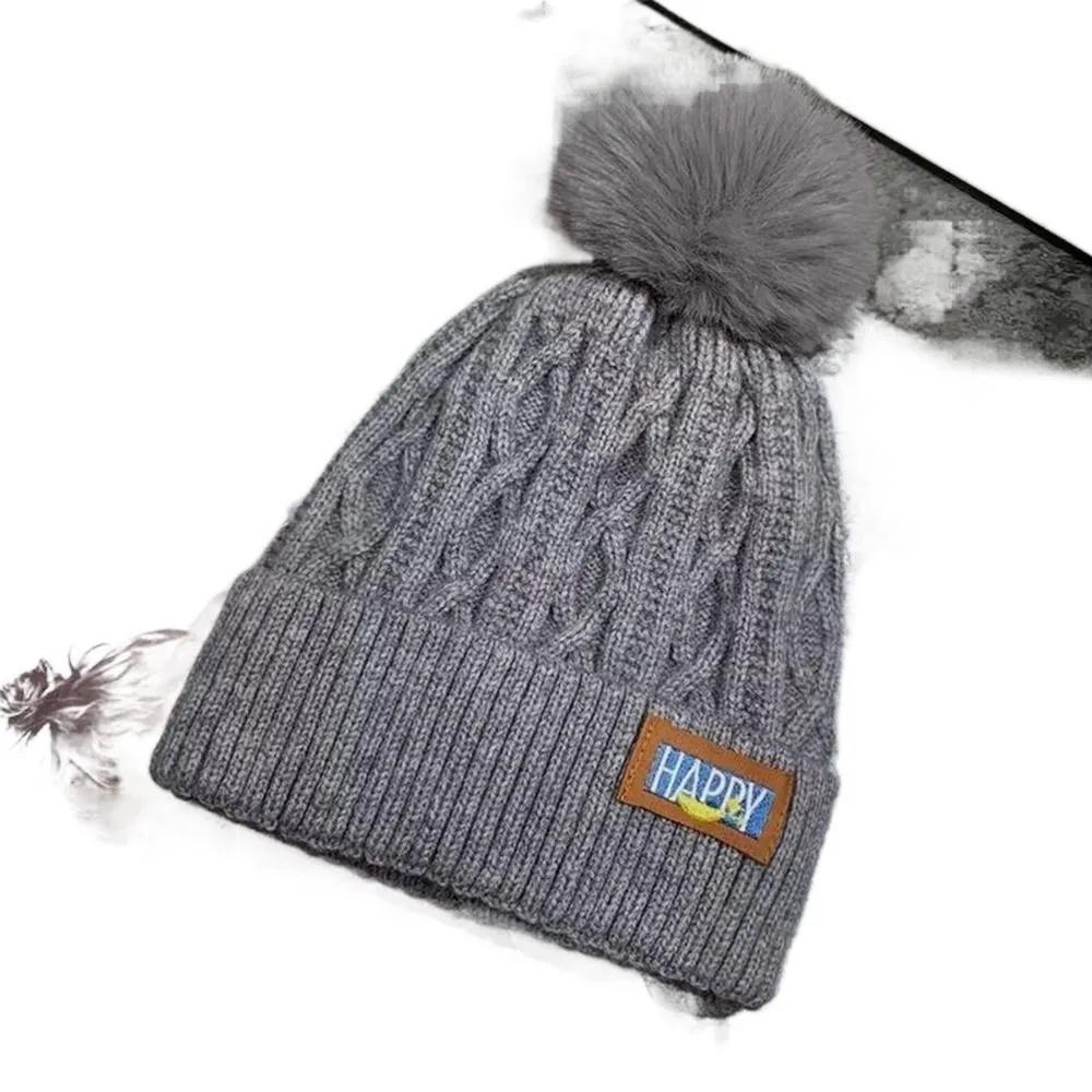 

Вовняна шапка з флісовою підкладкою, товста і тепла, шапка, в язана в стилі Північного Сходу, жіноча велика пов язка на голову з помпонами для вух. One Size