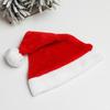 Plush Xmas Hat Soft Comfortable Vibrant Color Christmas Hat Festival Decor