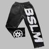 Pantaloni casual alla moda personalizzati street hip-hop con ricamo di lettere autunnali e invernali europei e americani per uomo e donna