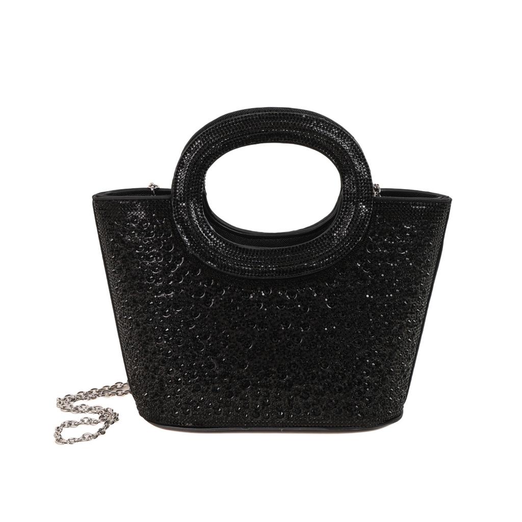 Shiny Rhinestone Bag, Dinner Bag, Fashion Colored Diamond Women's Bag, High-end Full Diamond Design Handbag