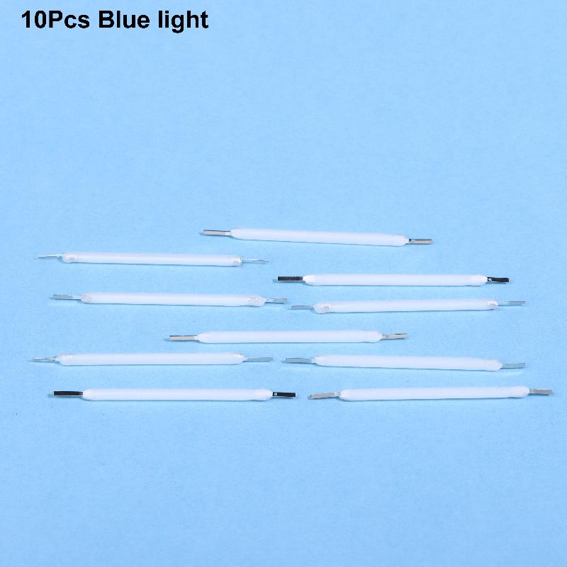 10pcs Silicone Edison Bulb LED Filament Lamp Parts 38mm DC3V LED Bead Incandescent Light Accessor Diode For Holiday Lighting DIY