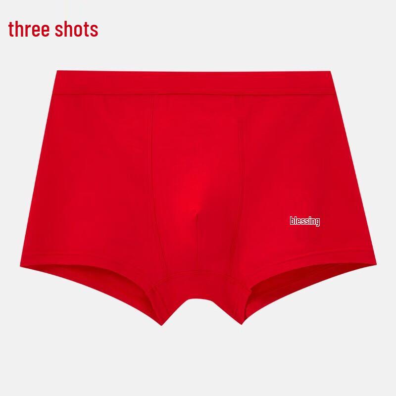 

Мужские боксеры-брифы Санцян, счастливого красного цвета 3XL