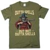 Funny Outta Spells But Not Outta Shells Humorous Wizard Magician Tee Shirt and Kids Tshirt