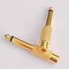 10Pcs 6.35mm 6.35mm To RCA Audio Adapter  for Home KTV Audio Use Amplifier Speaker Connection