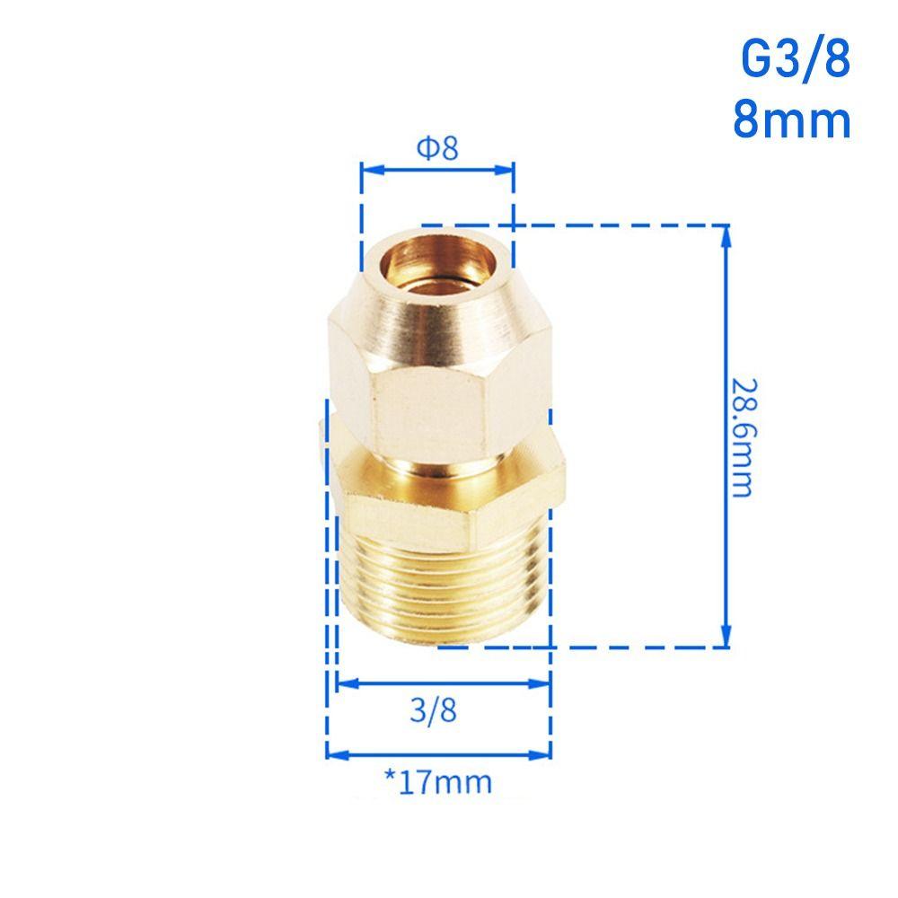 1/8" 1/4" 3/8" 1/2" Hose Barb F/M Coupler Connector Adapter Durable Pipe Joint PU PE Tube