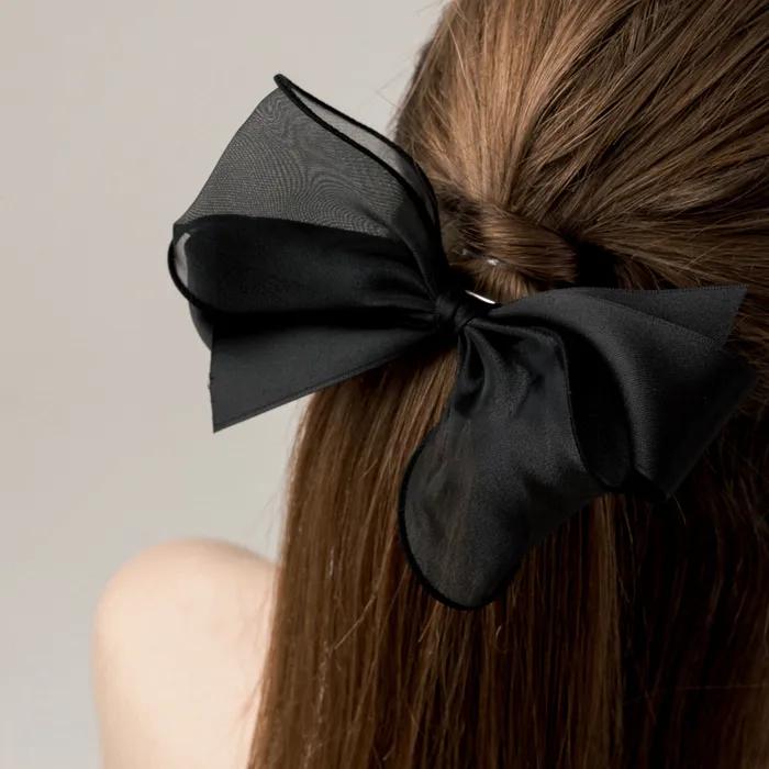 Black Chat Hair Pin