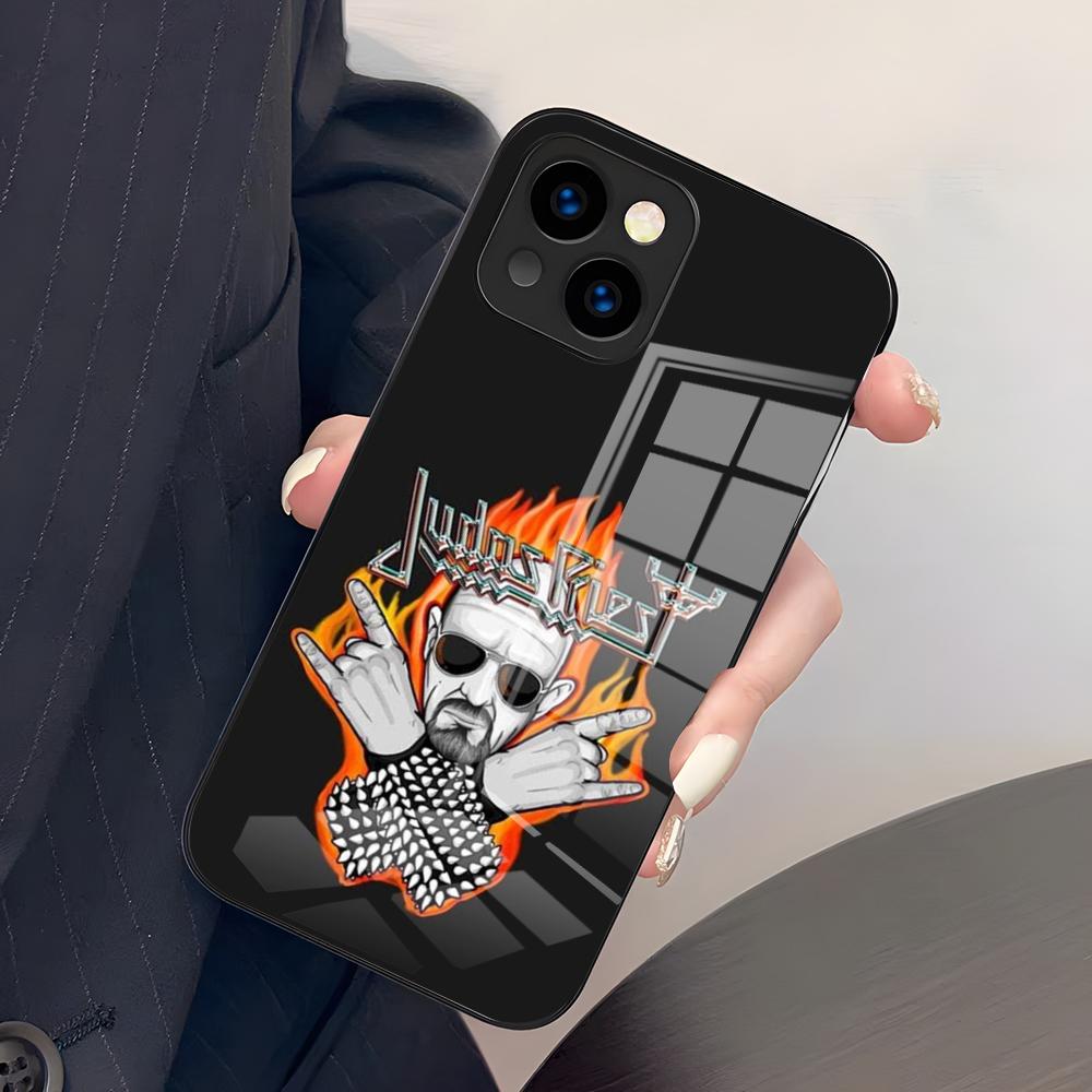 J-Judas Priest Phone Case For IPhone 17 Pro Max 15 Pro 16 14 Plus 12 13 Mini 11 Pro Shockproof Glass Cover